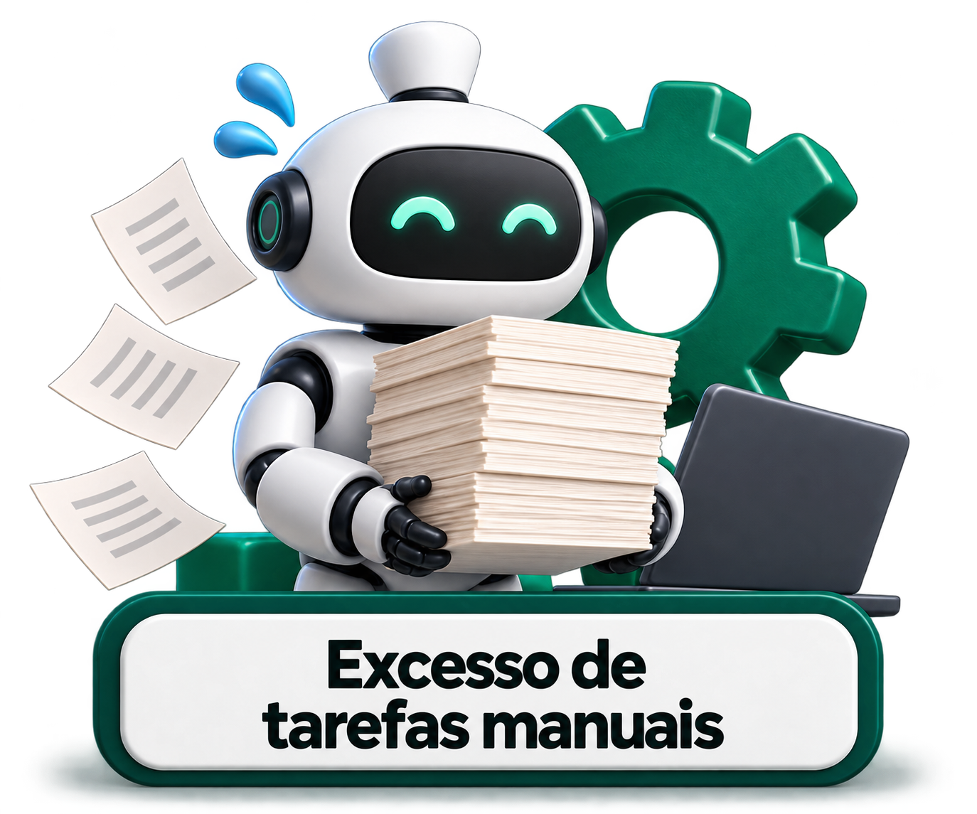 Excesso de tarefas manuais