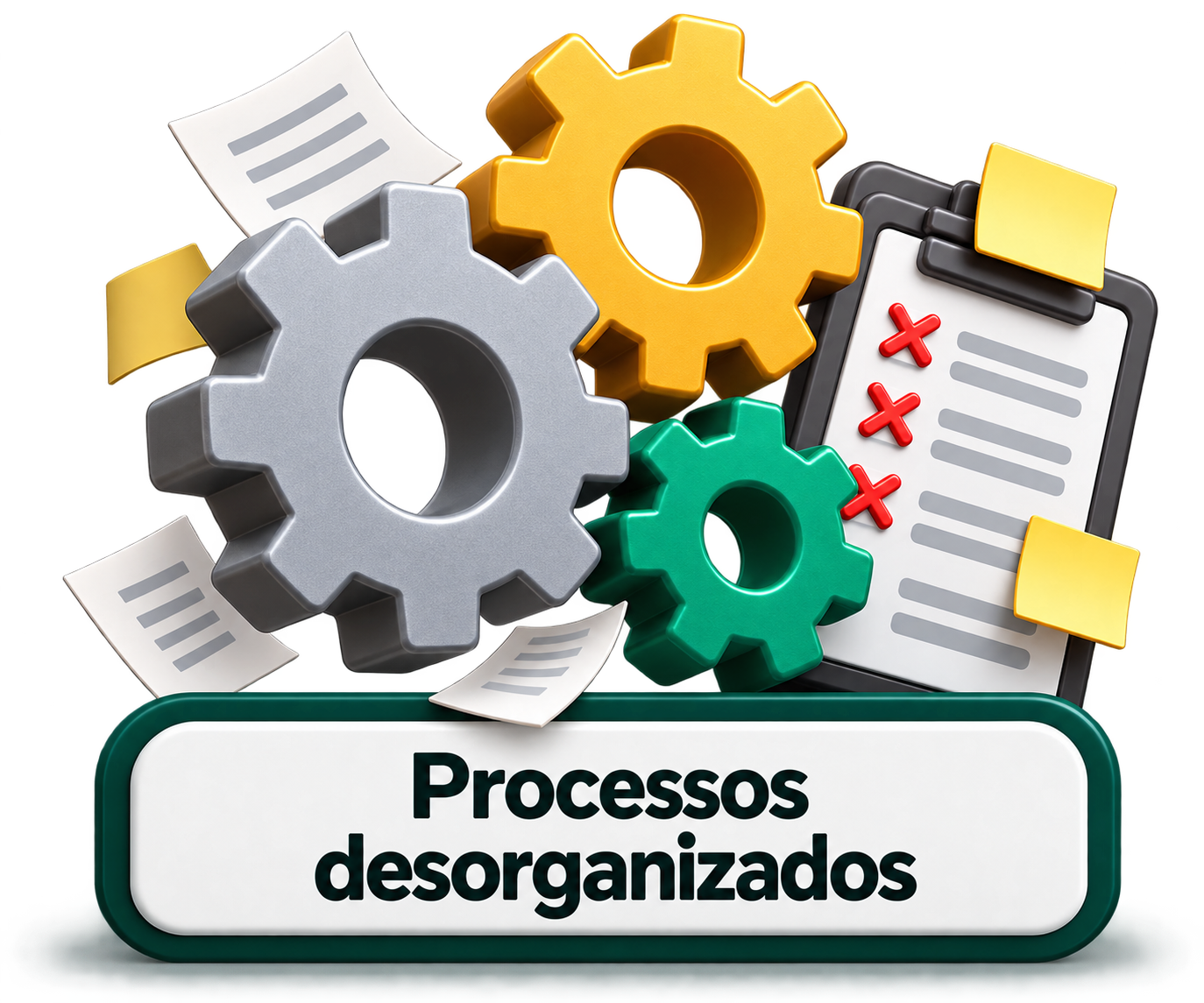 Processos desorganizados